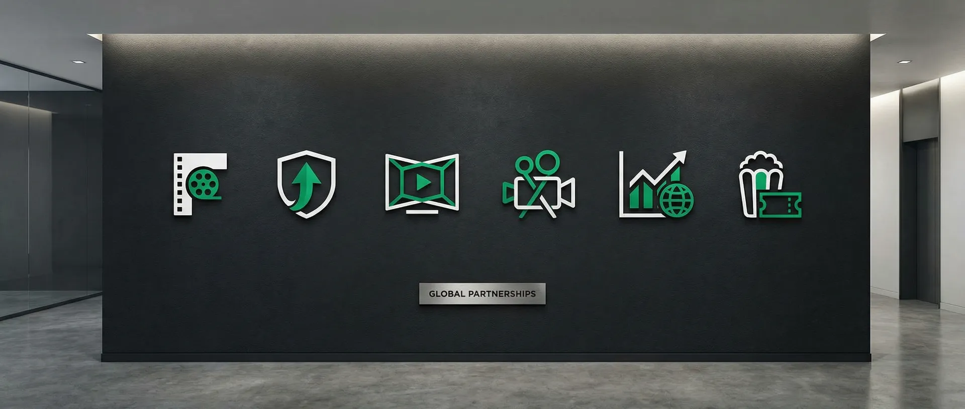 希岛爱理 合作伙伴 Logo 展示墙